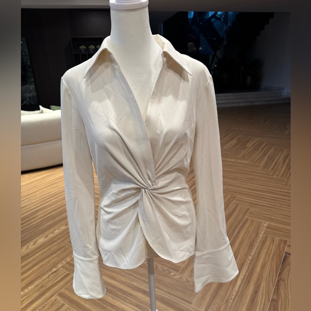 Elegant Cream Women's Top